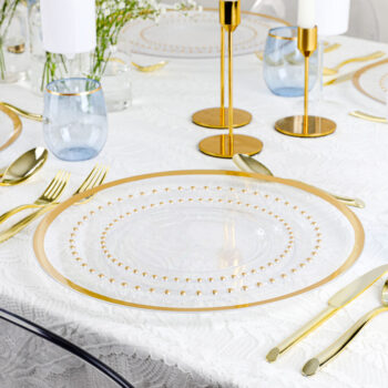 Alternative view of Beaded Collection Clear/Gold