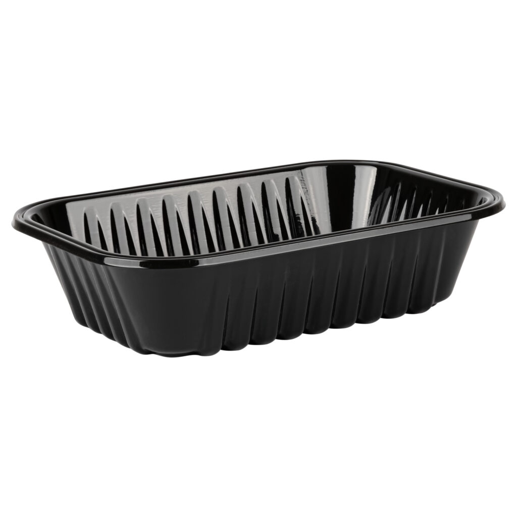 Meat Trays 42P Black 8.3" X 5.7"