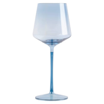 Hip Wine Glass 14oz Blue (4 Count)