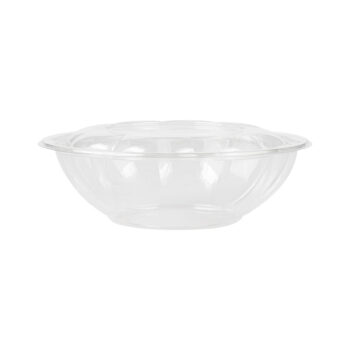 PET Salad Bowls With Lids 18oz (20 Count)