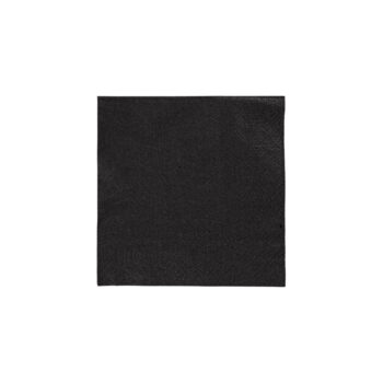 Cocktail Napkins Black (80 Count)