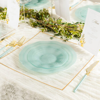 Alternative view of Ribbed Teal Pearl