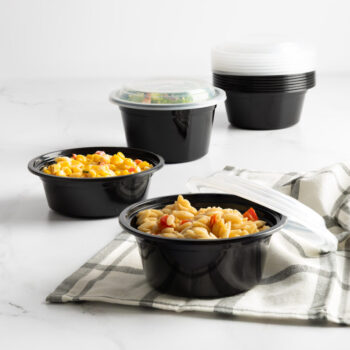 Alternative view of Bento 12oz Round Containers (8 Count)