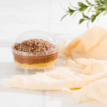 Alternative view of Striped Round Dish with Dome Lid 4oz (8 Count)