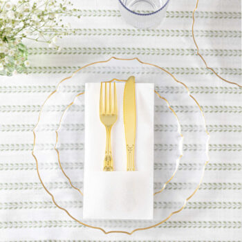 Alternative view of Cloth-Like Pocket Napkins White (80 Count)