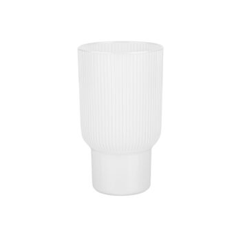 Ribbed Tumblers 12 oz Pearl