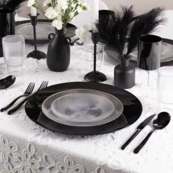 Alternative view of Glass Clear/Gold Rim