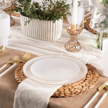 Alternative view of Glass Pearl/Gold Rim