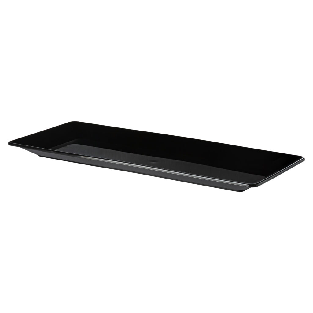 Tray 7" x 15.75" Black (Lid 4665) - Image 3