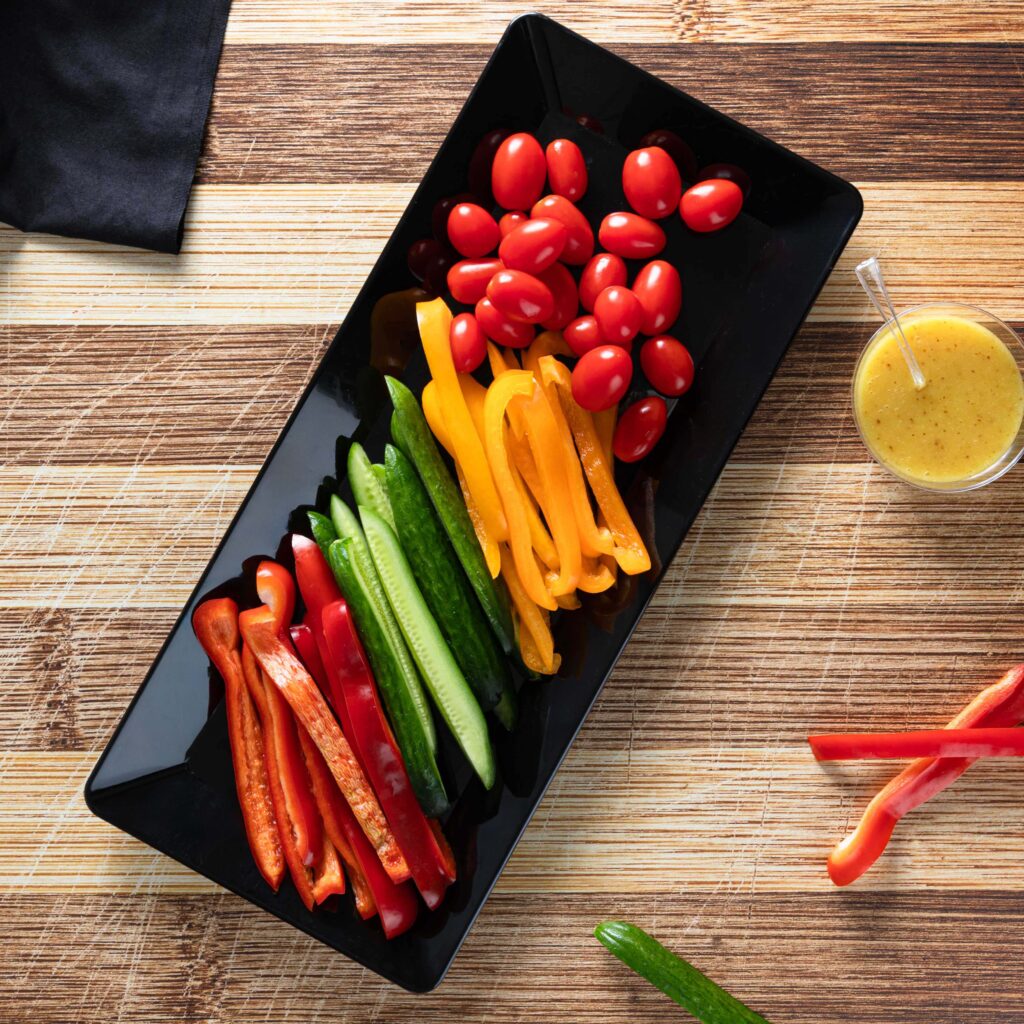 Tray 7" x 15.75" Black (Lid 4665) - Image 2