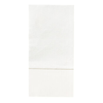 Cloth-Like Pocket Napkins White (80 Count)