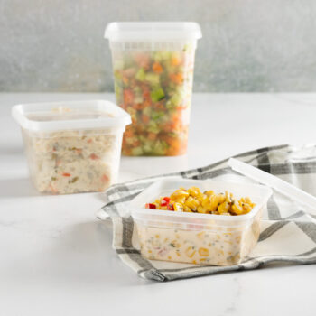 Alternative view of 8oz Square Deli Containers (24 Count)