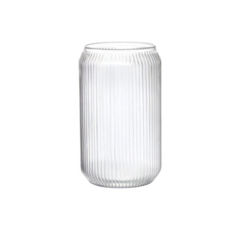 Ribbed Mini Vases Clear (6 Count)