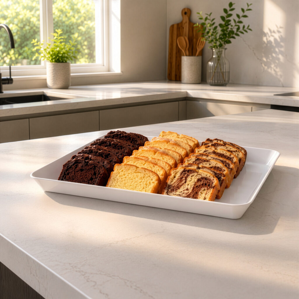 9" x 13" White Tray (Lid 4856, 4857) - Image 2