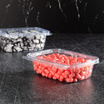 Alternative view of Tamper Evident PET Containers 24 oz Clear