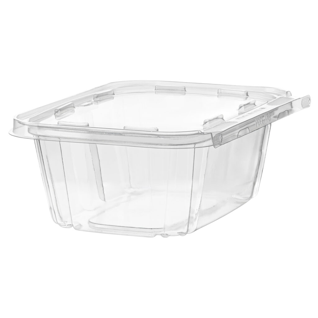Tamper Evident PET Containers 32 oz Clear