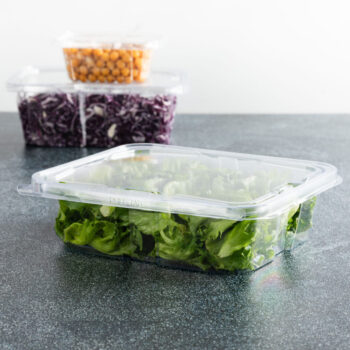 Alternative view of Tamper Evident PET Containers 48 oz Clear