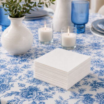 Alternative view of Cloth-Like Cocktail Napkins White (40 count)