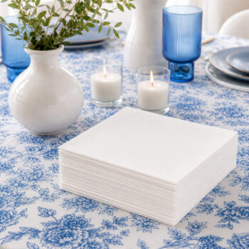 Alternative view of Cloth-Like Lunch Napkins White (40 count)