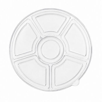 Lid for 6 Section Round Tray (Fits: 2087 & 2088)