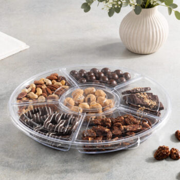 Alternative view of Lid for 6 Section Round Tray (Fits: 2087 & 2088)