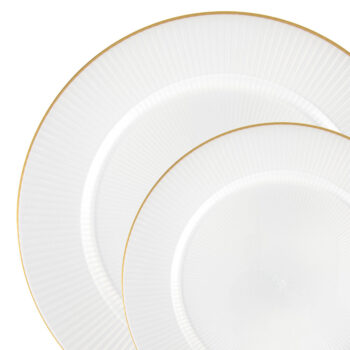 Linear Pearl/Gold Rim
